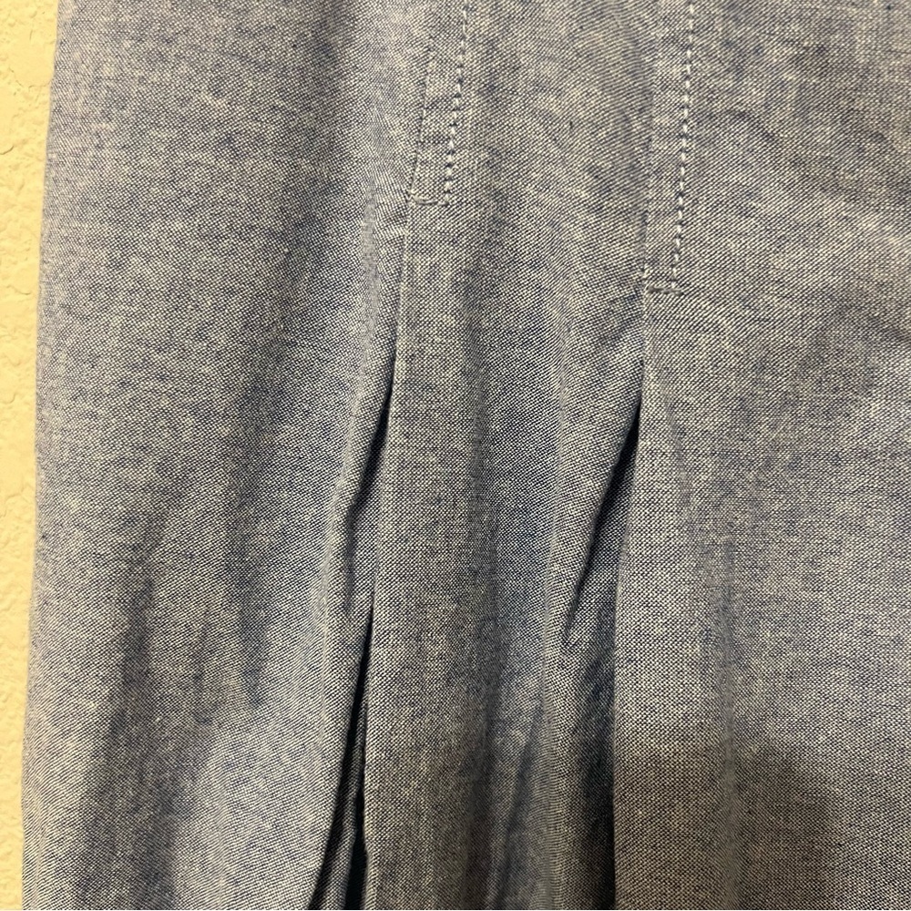 Blue New York & Company 7th Avenue Design Studio Wide Leg Pant, Size 8 - Picture 7 of 10